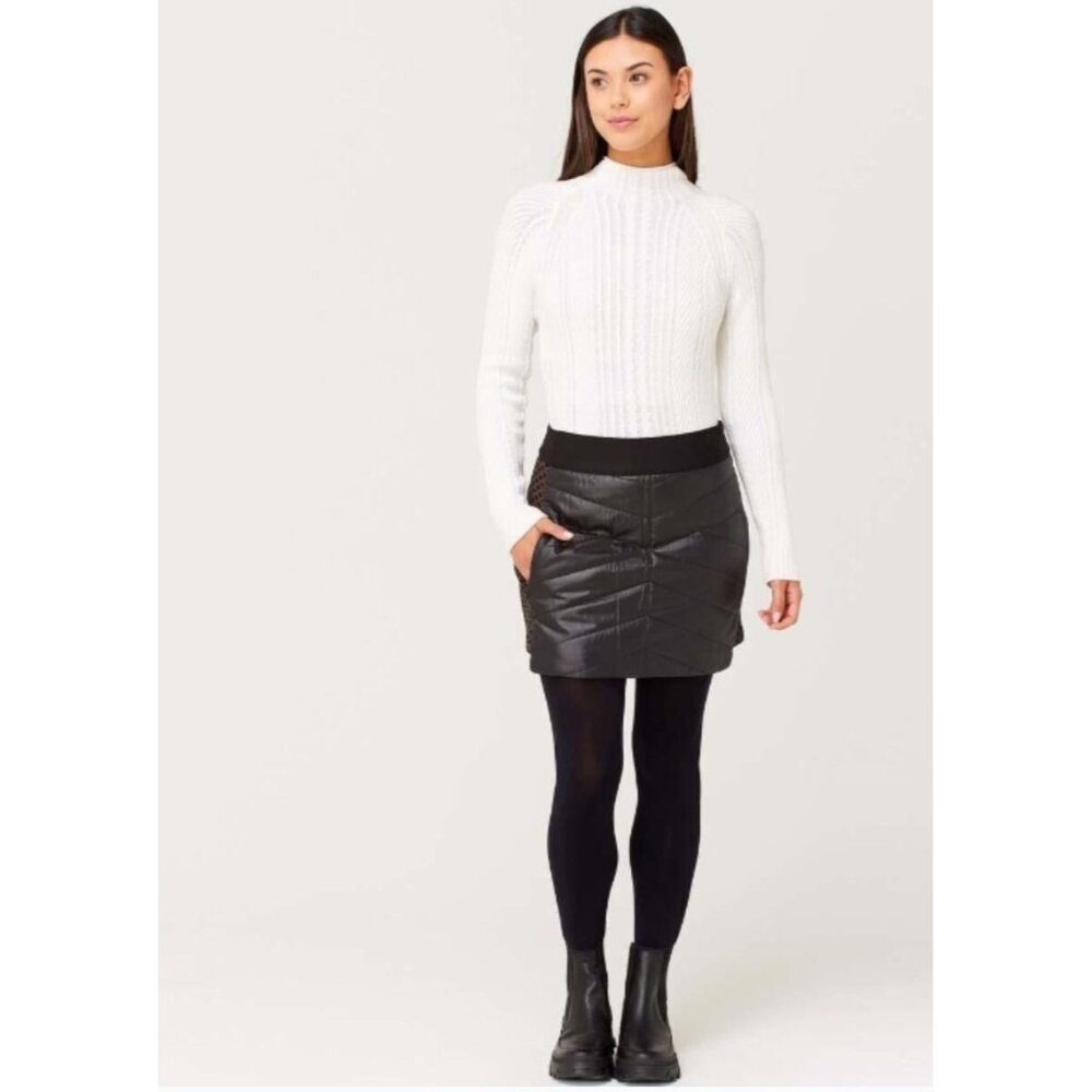 NWT Krimson Klover Carving Skirt W’s Small Black Insulated Ski Apres Nordic $149 - Picture 6 of 13